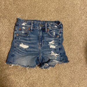 American eagle Jean shorts size 000 barely worn